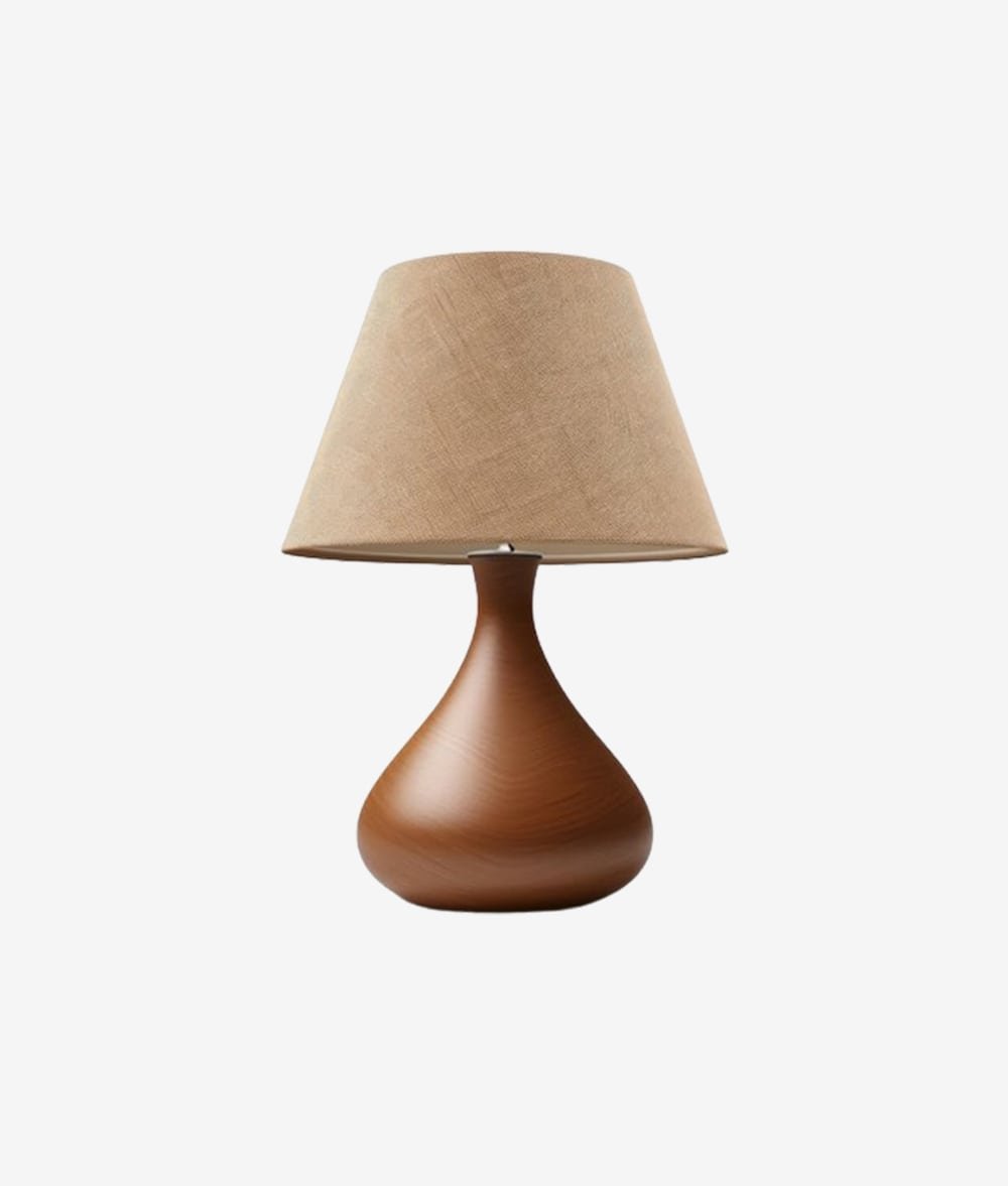 Wooden stand lamp